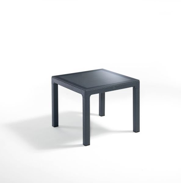 Antrasit Dış Mekan Bahçe Masa Sandalye Takımı 4 Kişilik