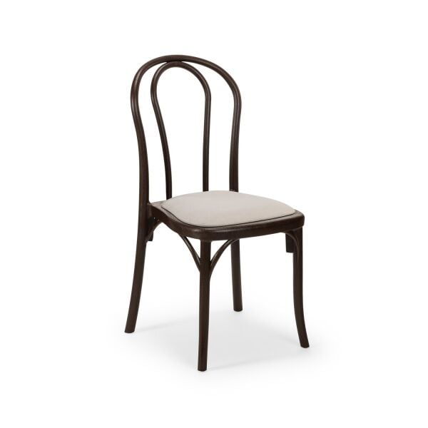 Wenge Krem Pedli Tonet Sandalye İstiflenebilir