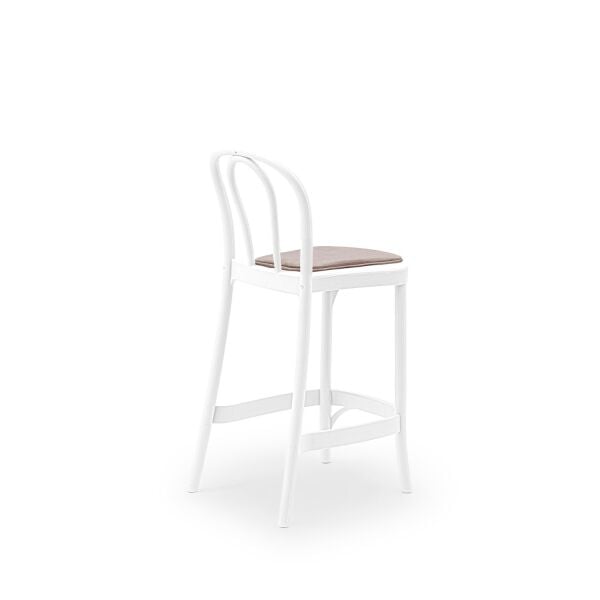 Beyaz Pedli 65 cm Tonet Mutfak Bar Sandalyesi İstiflenebilir