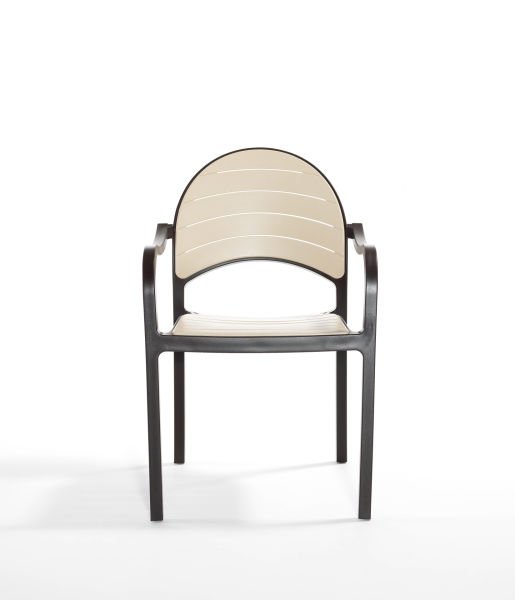 Kahverengi Cappucino Bahçe Masa Sandalye Takımı 4 Kişilik