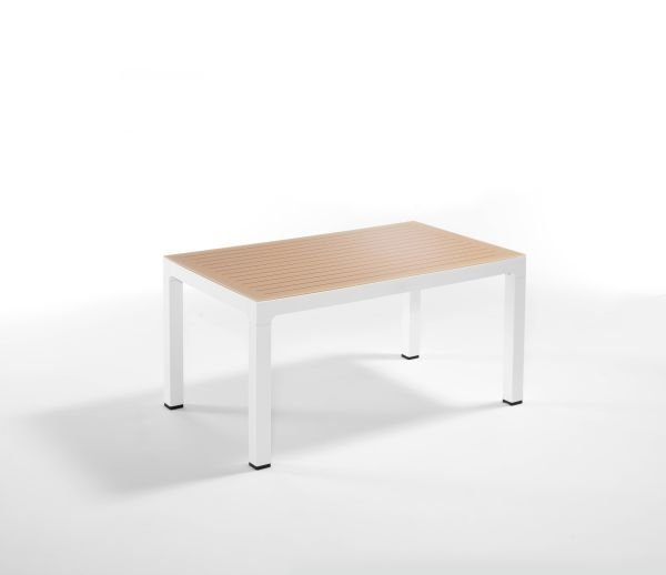 Beyaz Fil Dişi Bahçe Masa Sandalye Takımı 6 Kişilik