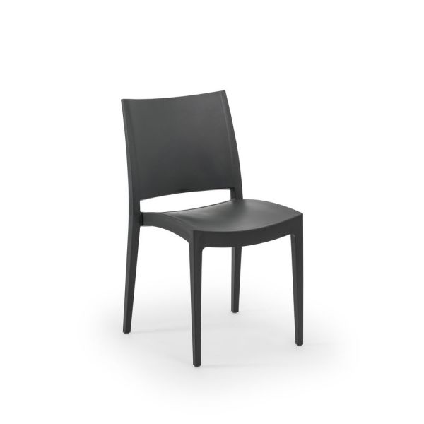 Antrasit Gri Renk Dış Mekan Bahçe Sandalyesi Mutfak Cafe Restaurant Otel Teras Balkon Veranda ve Plastik Bahçe Sandalyesi