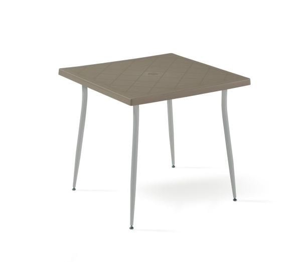 Kum Beji Bahçe Masa Sandalye Takımı 4 Kişilik 80x80 cm