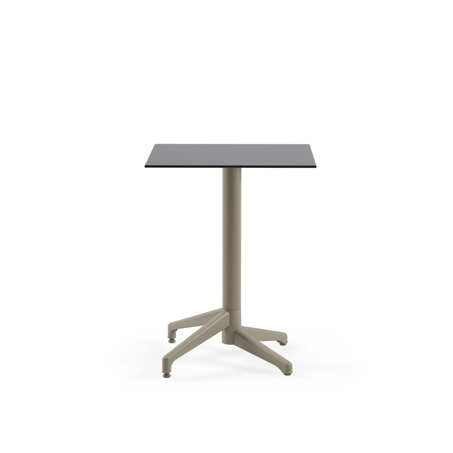 Antrasit Compact Paslanmaz Cafe Masası 60x60