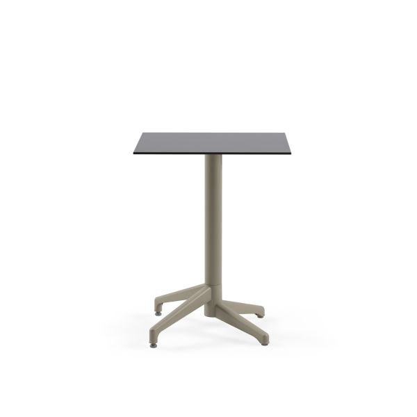 Gri Compact Paslanmaz Masa 60x60 cm