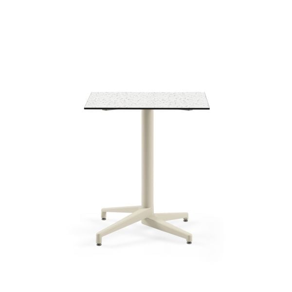 Bej Ayak Compact Bahçe Masası 69x69