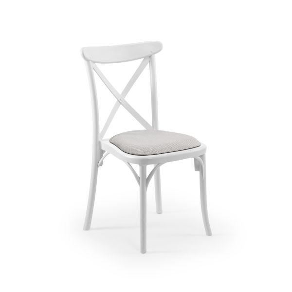 İstiflenebilir Pedli Plastik Tonet Salon Sandalyesi