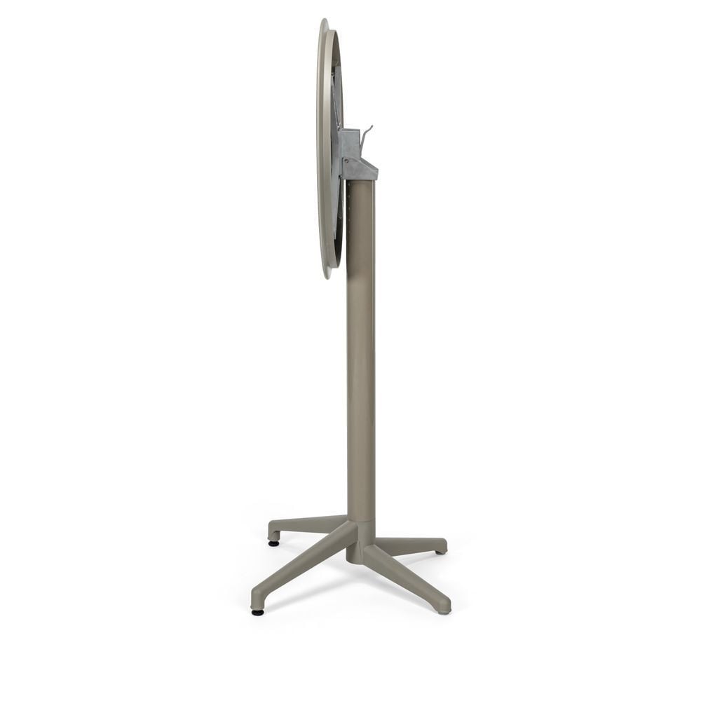 Vizon Rengi Yuvarlak Katlanabilir Bar Masası 60.cm
