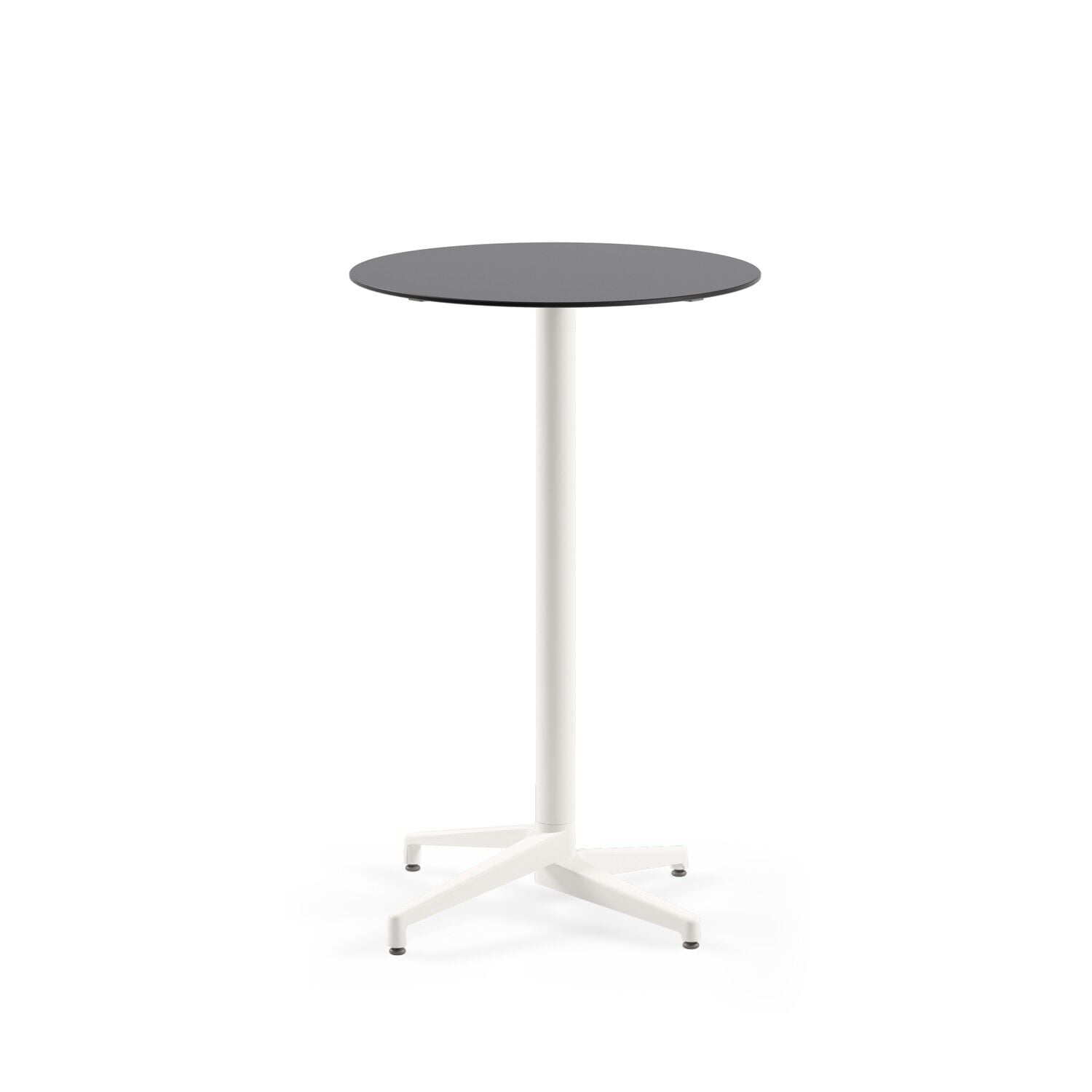 Antrasit Compact Bar Tipi Masa Ø77 Yuvarlak Dış Mekan