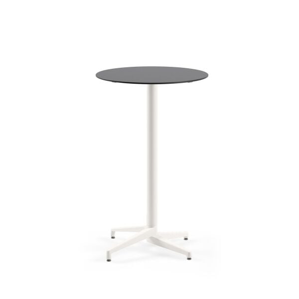 Antrasit Compact Bar Tipi Masa Ø77 Yuvarlak Dış Mekan