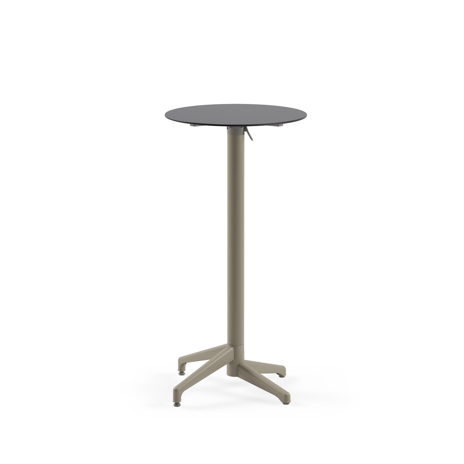 Ø60 Compact Katlanır Bar Masası Antrasit Vizon