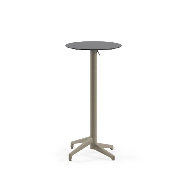 Ø60 Compact Katlanır Bar Masası Antrasit Vizon