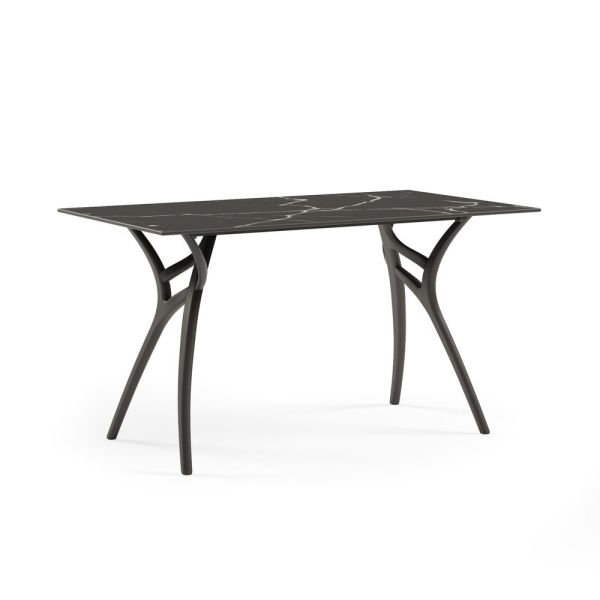 Beyaz Compact Dış Mekan Bahçe Masası 80x140