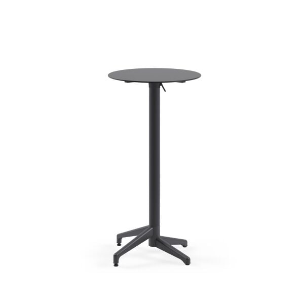 Compact Katlanır Cafe Bahçe Bar Masası Ø60 Antrasit