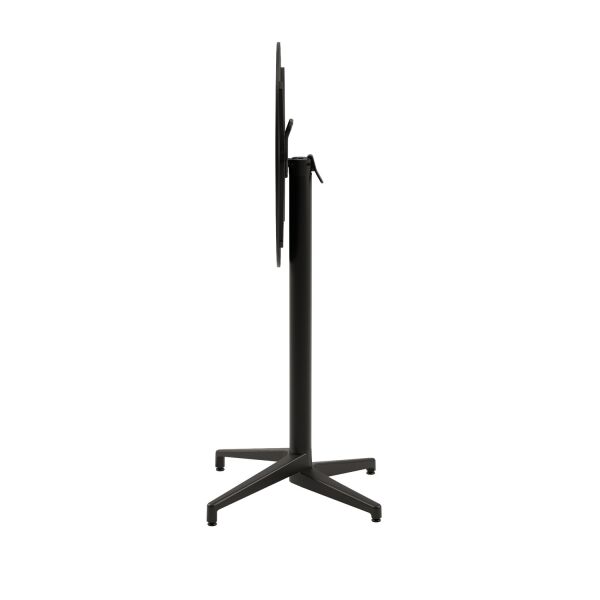 Compact Katlanır Bahçe Bar Masası Ø69 Antrasit Siyah