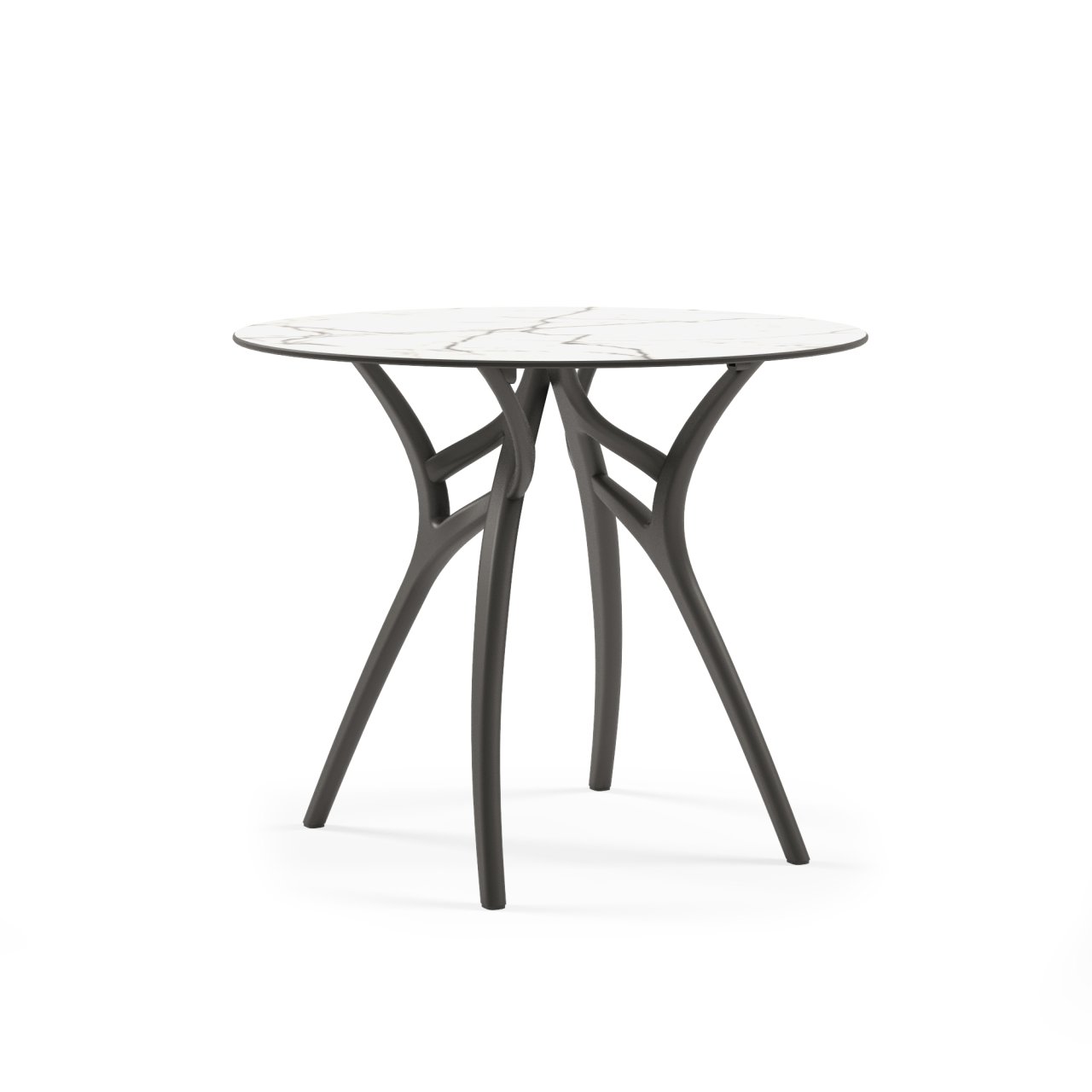 Çizilmez Dayanıklı Compact Restoran Bahçe Masası 77 cm