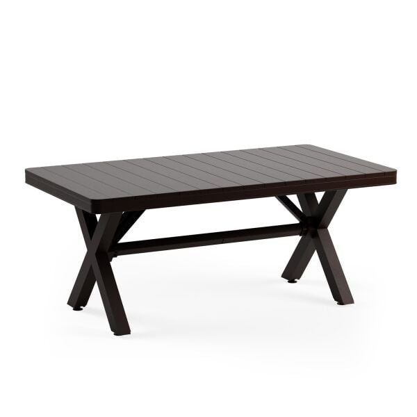 Wenge 8 Kişilik Bahçe Masası 100x180 cm Dış Mekan