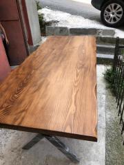 Ceviz Renk Kütük Masa 180x80.cm