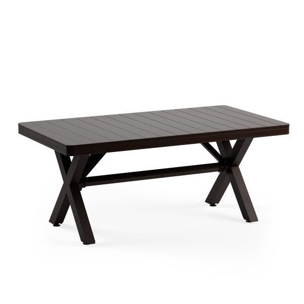 Wenge 8 Kişilik Bahçe Masa Sandalye Takımı 100x180 cm