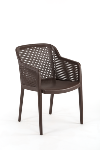 Wenge 8 Kişilik Bahçe Masa Sandalye Takımı 100x180 cm