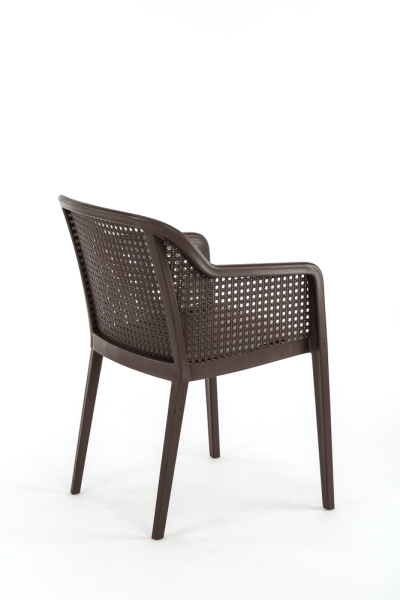 Wenge 8 Kişilik Bahçe Masa Sandalye Takımı 100x180 cm