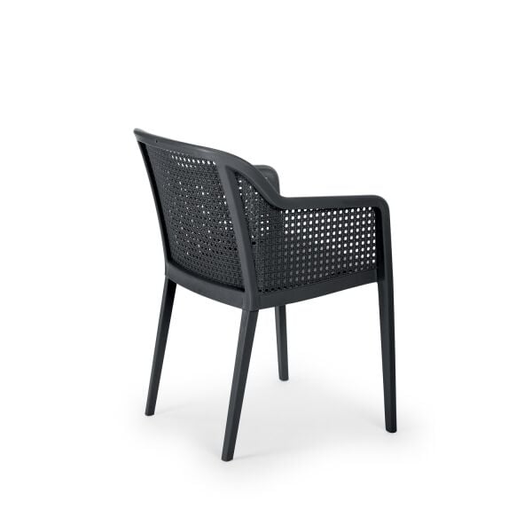Antrasit Bahçe Masa Sandalye Takımı 8 Kişilik 100x180 cm