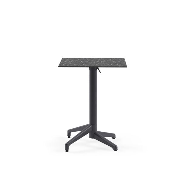Terrazzo Compact Paslanmaz Katlanabilir Teras Masası 60x60