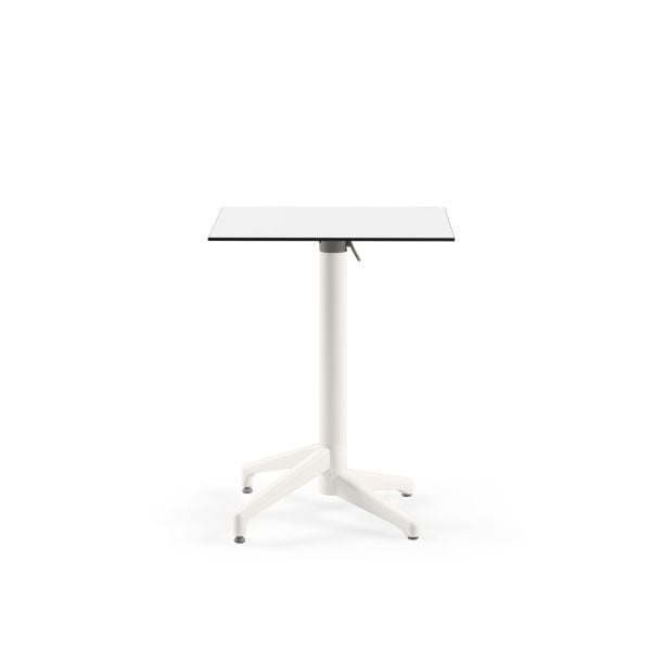 Beyaz Compact Katlanabilir Dış Mekan Bahçe Masası 60x60