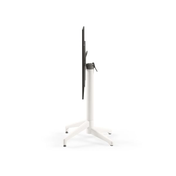 Siyah Mermer Compact Katlanabilir Restoran Masası 60x60