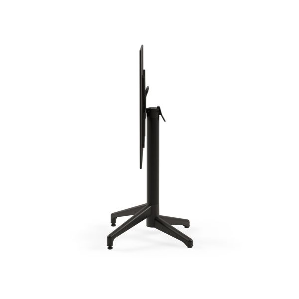 Beyaz Mermer Compact Katlanabilir Balkon Masası 60x60