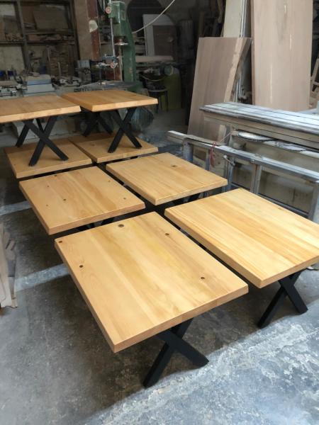 Naturel Kayın Rengi Kütük Orta Sehpa 60x100.cm