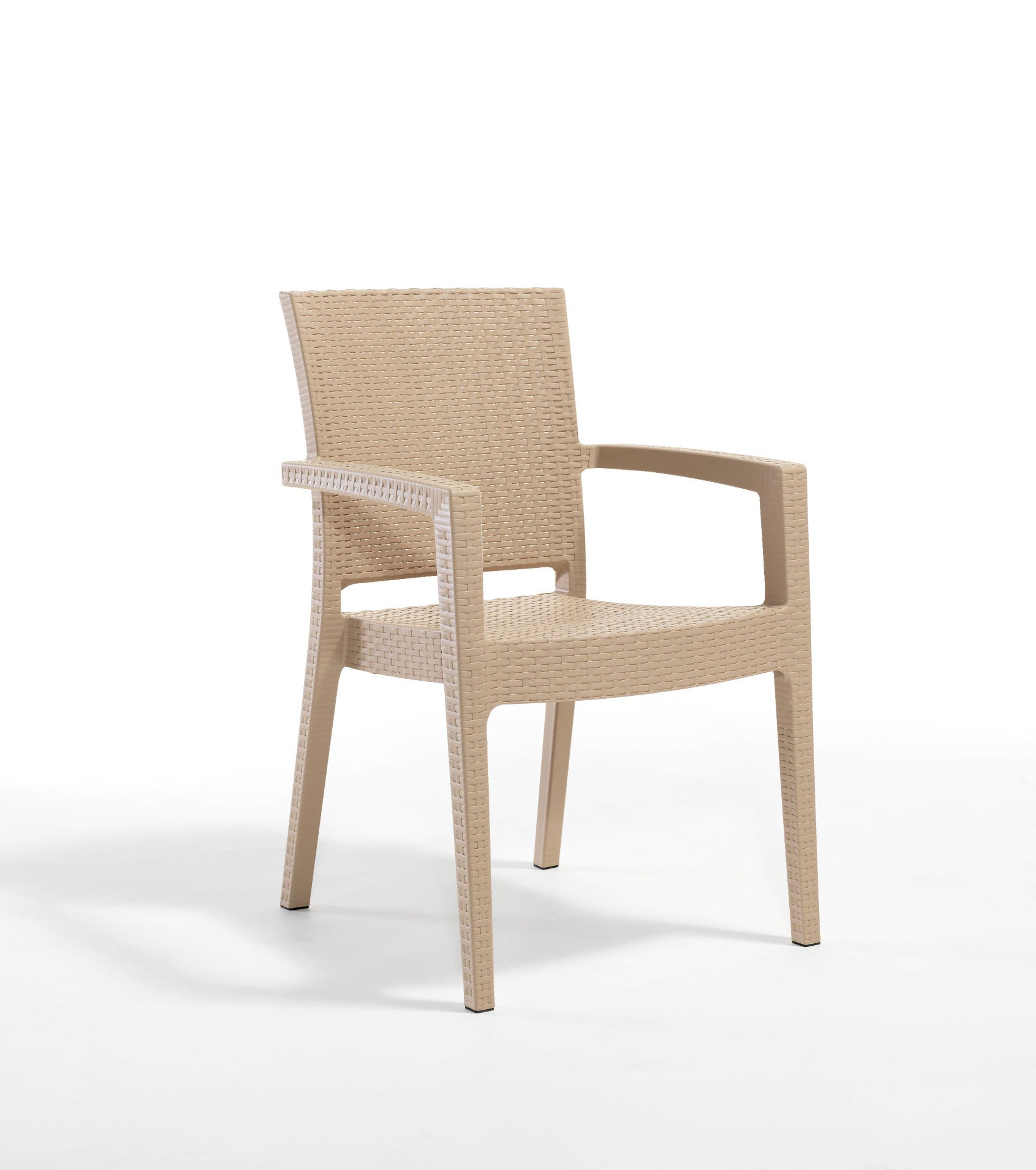 Kapuçino Rattan Plastik Bahçe Sandalyesi