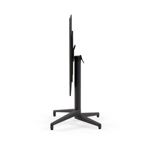 Beyaz Mermer Desenli Compact Katlanır Bahçe Masası 69x69