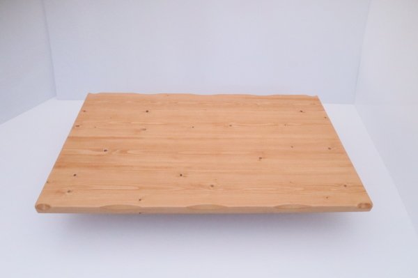 Naturel Göknar Ağacı Kütük Masa Üstü Tablası 85x140 cm