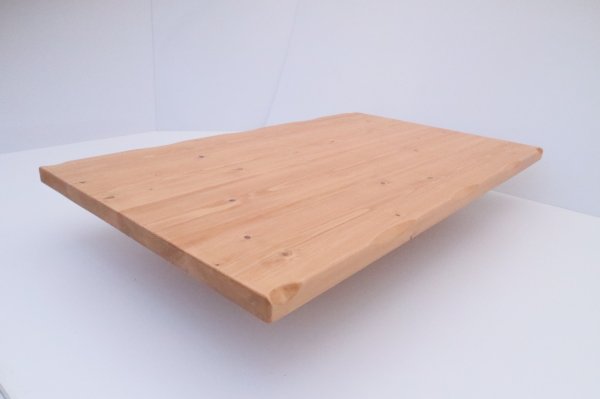 Naturel Göknar Ağacı Kütük Masa Üstü Tablası 85x140 cm