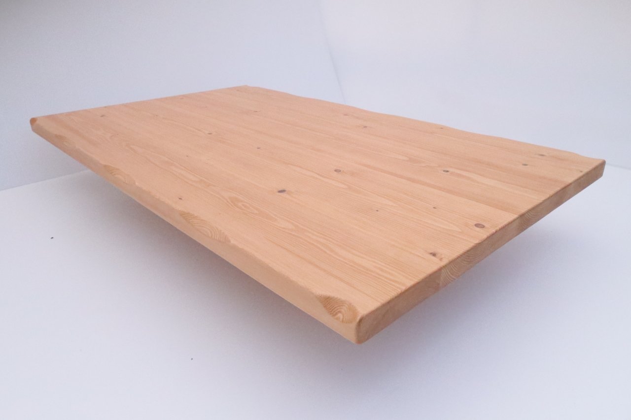 Naturel Göknar Ağacı Kütük Masa Üstü Tablası 85x140 cm