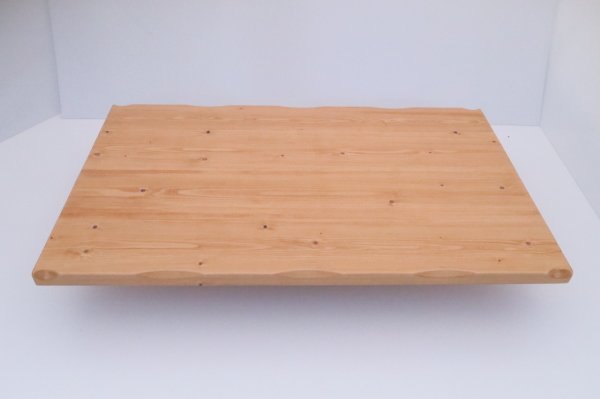 Naturel Göknar Ağacı Kütük Masa Üstü Tablası 85x140 cm