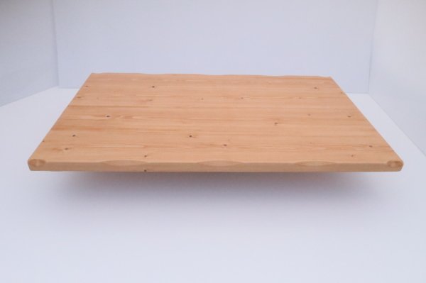 Naturel Göknar Ağacı Kütük Masa Üstü Tablası 85x140 cm