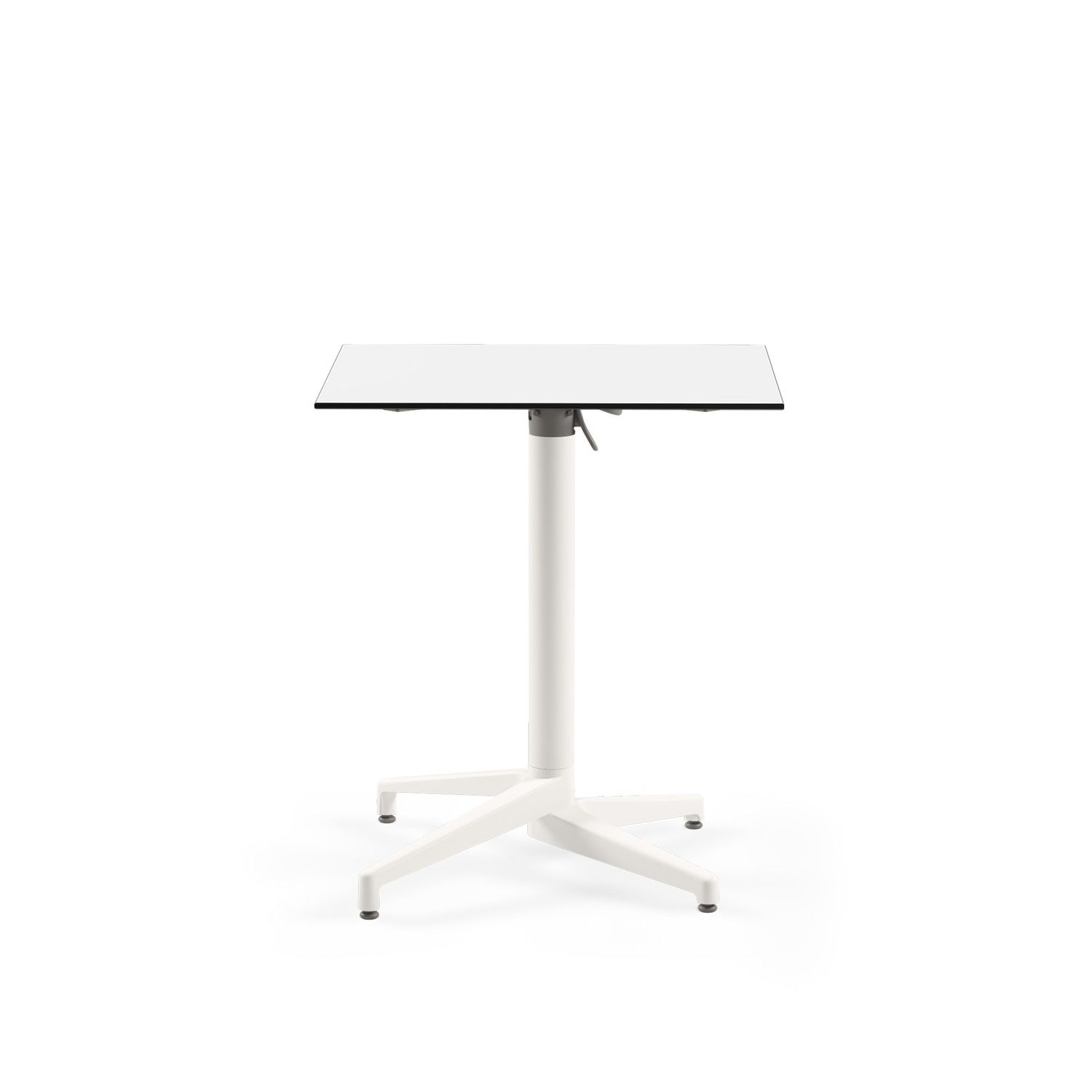 Beyaz Compact Katlanabilir Bahçe Masası 69x69 cm