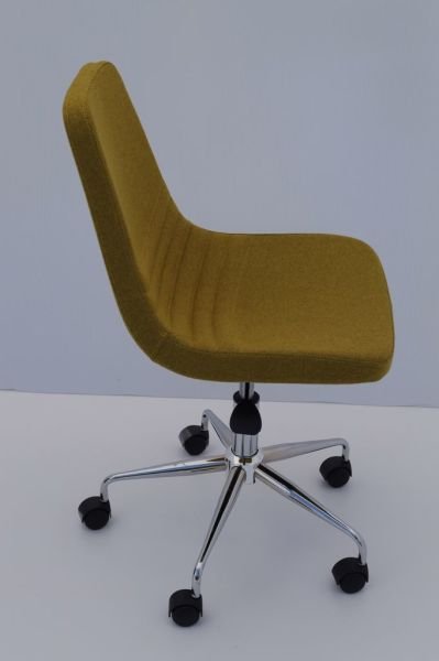 Parker Yeşil Kaşe Kumaş Ofis Çalışma Sandalyesi