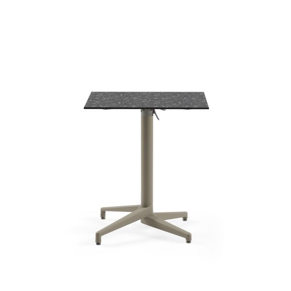 Terrazzo Desenli Katlanır Compact Mutfak Masası 69x69
