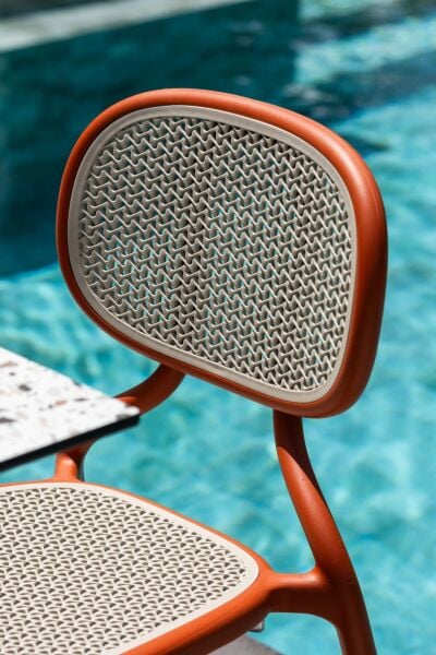 Compact Bahçe Masa Sandalye Takımı Terrakota Bej 4 Kişilik