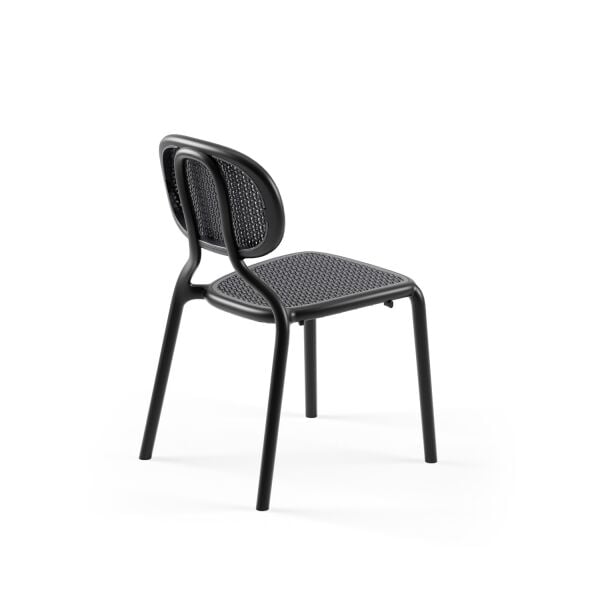Siyah Antrasit Bahçe Masa Sandalye Takımı 2 Kişilik 70x70 cm