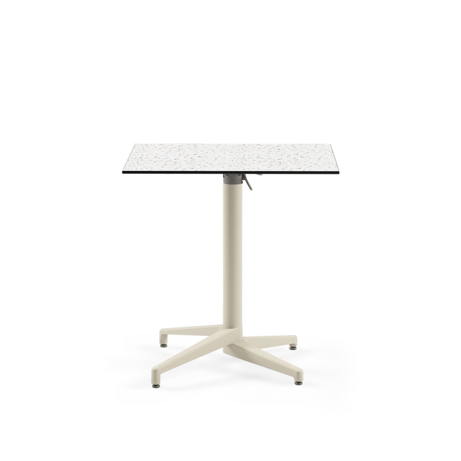 Katlanabilir Compact Paslanmaz Restoran Masası 77x77