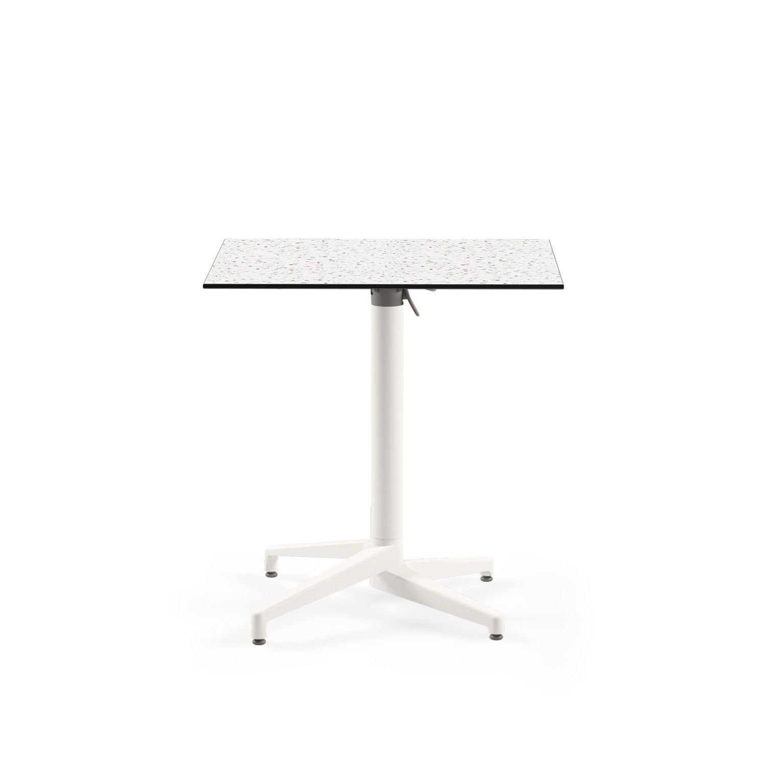 Katlanabilir Compact Paslanmaz Cafe Masası 77x77 cm