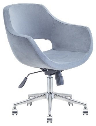 Ultra Gri Kumaş Ergonomik Ofis Çalışma Koltuğu Krom Ayaklı