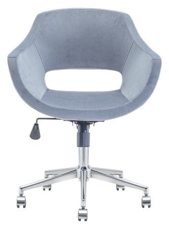 Ultra Gri Kumaş Ergonomik Ofis Çalışma Koltuğu Krom Ayaklı