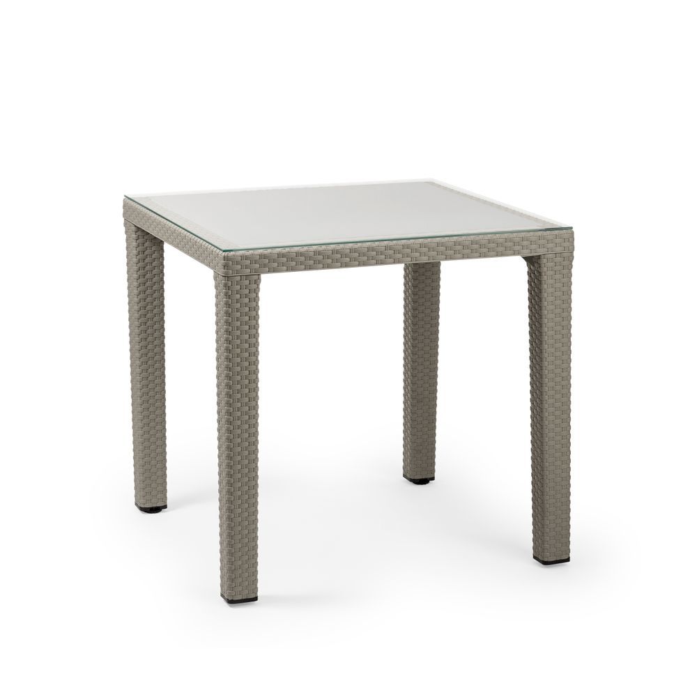 Vizon 80x80 Rattan Görünümlü Bahçe Masa Modeli