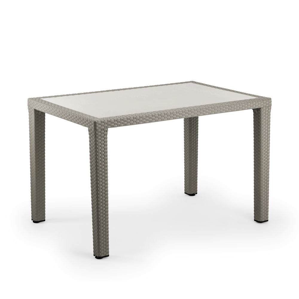 Vizon 120x80 Rattan Görünümlü Bahçe Masası
