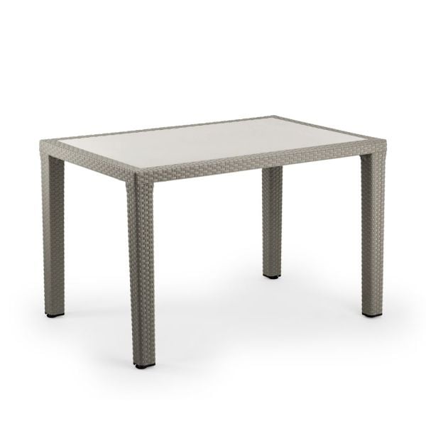 Vizon 120x80 Rattan Görünümlü Bahçe Masası